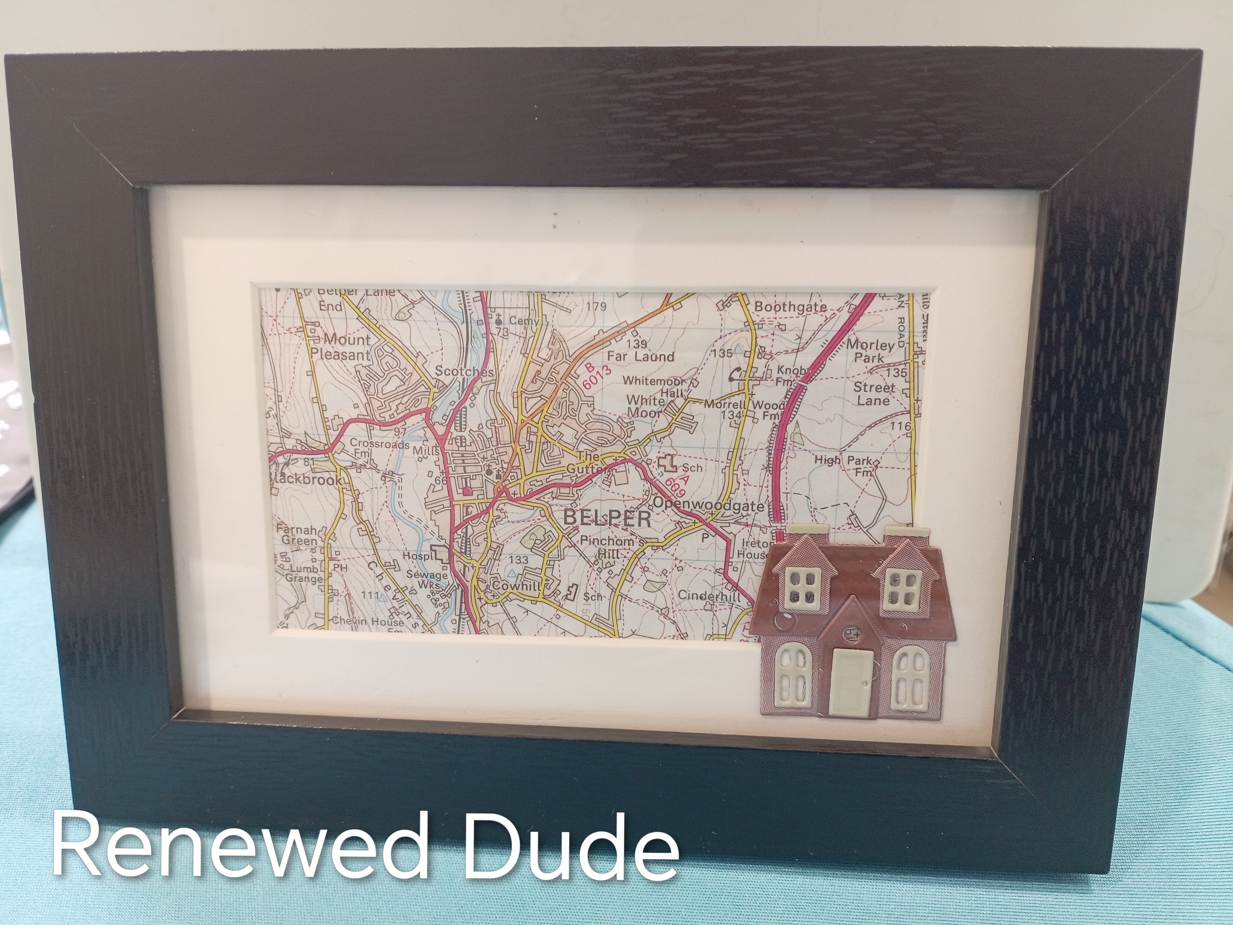 Belper house border on map